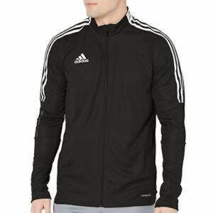 Adidas Men Tiro 21 Track Jacket Black Athletic Run Top Casual Jackets